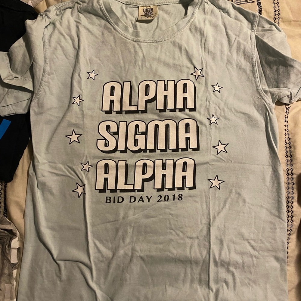 Alpha Sigma Alpha Sorority Bid Day T-Shirt